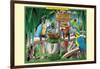 A Company of Parrots-Richard Kelly-Framed Art Print