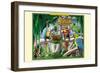 A Company of Parrots-Richard Kelly-Framed Art Print