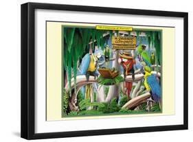 A Company of Parrots-Richard Kelly-Framed Art Print