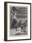 A Company of the West Yorkshire Regiment Taking Possession of King Prempeh's Palace-Henry Marriott Paget-Framed Giclee Print