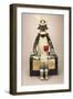 A Composite Japanese Armour Suit with a Saotome Helmet-null-Framed Giclee Print