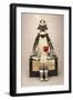 A Composite Japanese Armour Suit with a Saotome Helmet-null-Framed Giclee Print