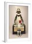 A Composite Japanese Armour Suit with a Saotome Helmet-null-Framed Giclee Print