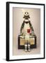 A Composite Japanese Armour Suit with a Saotome Helmet-null-Framed Giclee Print