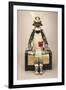 A Composite Japanese Armour Suit with a Saotome Helmet-null-Framed Giclee Print