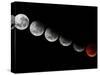 A Composite Showing Different Stages of the 2010 Solstice Total Moon Eclipse-Stocktrek Images-Stretched Canvas