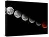 A Composite Showing Different Stages of the 2010 Solstice Total Moon Eclipse-Stocktrek Images-Stretched Canvas