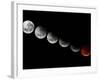 A Composite Showing Different Stages of the 2010 Solstice Total Moon Eclipse-Stocktrek Images-Framed Photographic Print