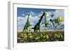 A Conceptual Dinosaur Garden-null-Framed Premium Giclee Print