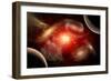 A Conceptual View of Part of Our Vast Universe-null-Framed Premium Giclee Print