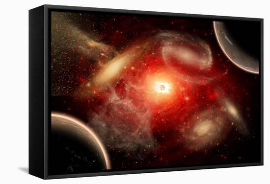 A Conceptual View of Part of Our Vast Universe-null-Framed Stretched Canvas