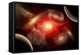 A Conceptual View of Part of Our Vast Universe-null-Framed Stretched Canvas