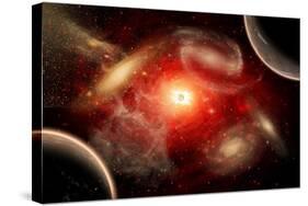 A Conceptual View of Part of Our Vast Universe-null-Stretched Canvas