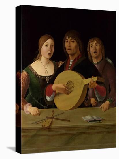 A Concert, C. 1490-Lorenzo Costa-Stretched Canvas