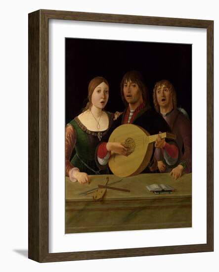 A Concert, C. 1490-Lorenzo Costa-Framed Giclee Print