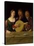A Concert, C. 1490-Lorenzo Costa-Stretched Canvas