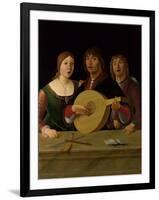 A Concert, C. 1490-Lorenzo Costa-Framed Giclee Print