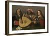 A Concert, c.1518-20-Giovanni de Busi Cariani-Framed Giclee Print