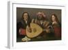 A Concert, c.1518-20-Giovanni de Busi Cariani-Framed Giclee Print
