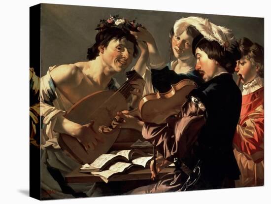 A Concert, C1623-null-Stretched Canvas