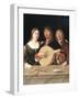 A concert, ca.1485-95-Lorenzo Costa-Framed Giclee Print