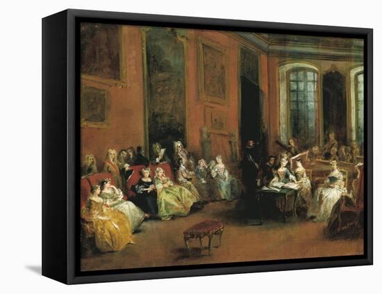 A Concert, Ca 1738-Nicolas Lancret-Framed Stretched Canvas