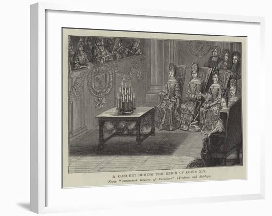 A Concert During the Reign of Louis XIV-null-Framed Giclee Print