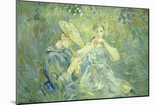 A Concert in the Garden, 1890-Berthe Morisot-Mounted Giclee Print