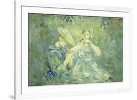 A Concert in the Garden, 1890-Berthe Morisot-Framed Giclee Print