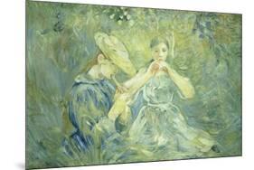 A Concert in the Garden, 1890-Berthe Morisot-Mounted Giclee Print