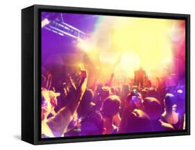 A Concert Shot-graphicphoto-Framed Stretched Canvas