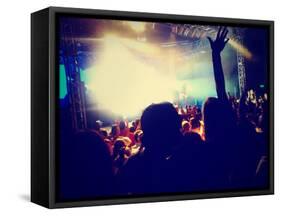 A Concert Shot-graphicphoto-Framed Stretched Canvas