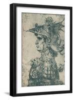 'A Condottiere', 1480, (1932)-Leonardo Da Vinci-Framed Giclee Print