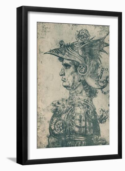 'A Condottiere', 1480, (1932)-Leonardo Da Vinci-Framed Giclee Print