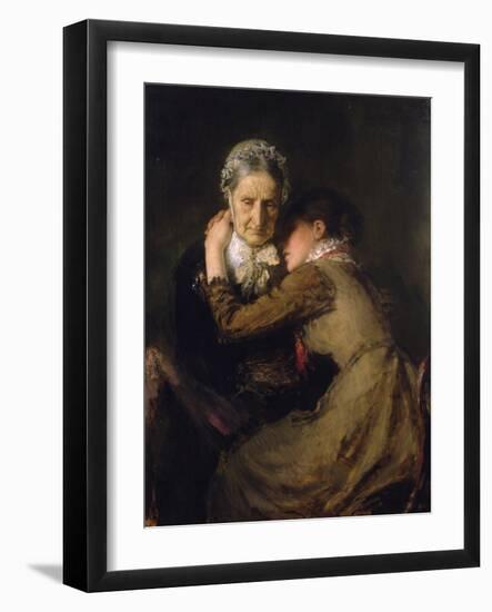 A Confession-Erik Theodor Werenskiold-Framed Giclee Print