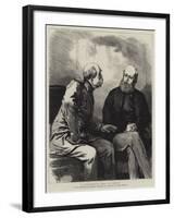 A Confidential Chat at Berlin-null-Framed Giclee Print