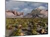 A Confrontation Between a T. Rex and a Spinosaurus Dinosaur-Stocktrek Images-Mounted Photographic Print