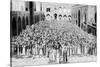 A Congregation Faces the Holy Kaaba in Mecca's Mosque, Saudi Arabia, 1922-null-Stretched Canvas