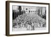 A Congregation Faces the Holy Kaaba in Mecca's Mosque, Saudi Arabia, 1922-null-Framed Giclee Print