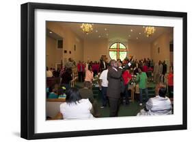 A Congregation Sings God's Praises-Carol Highsmith-Framed Art Print