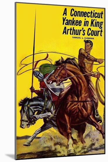 A Connecticut Yankee In King Arthurs Court-null-Mounted Art Print