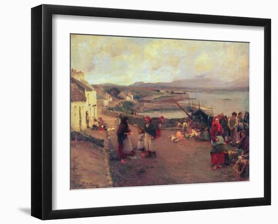 A Connemara Village - the Way to the Harbour, 1898-Wei-Ch'Ih I-Seng-Framed Giclee Print