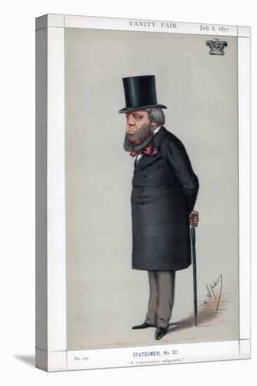 A Conservative Religionist, 1871-Carlo Pellegrini-Stretched Canvas