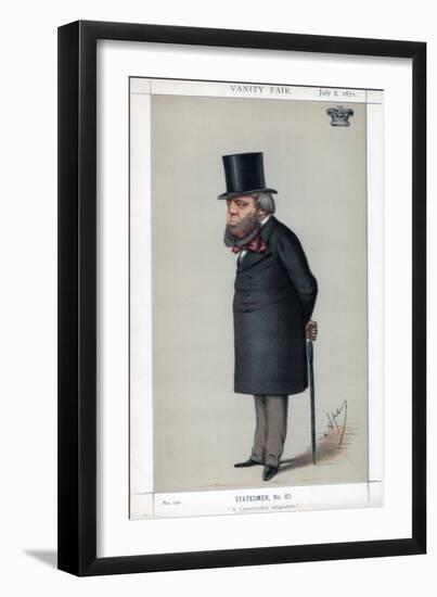 A Conservative Religionist, 1871-Carlo Pellegrini-Framed Premium Giclee Print