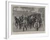 A Consignment of Mules at Gibraltar for Transport Service in South Africa-John Charlton-Framed Giclee Print