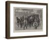 A Consignment of Mules at Gibraltar for Transport Service in South Africa-John Charlton-Framed Giclee Print