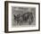 A Consignment of Mules at Gibraltar for Transport Service in South Africa-John Charlton-Framed Giclee Print