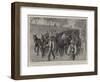 A Consignment of Mules at Gibraltar for Transport Service in South Africa-John Charlton-Framed Premium Giclee Print