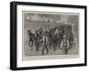 A Consignment of Mules at Gibraltar for Transport Service in South Africa-John Charlton-Framed Giclee Print