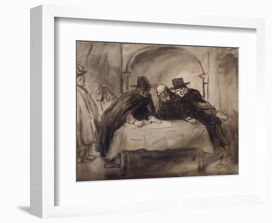 A Conspiracy, C.1905-William Strang-Framed Giclee Print